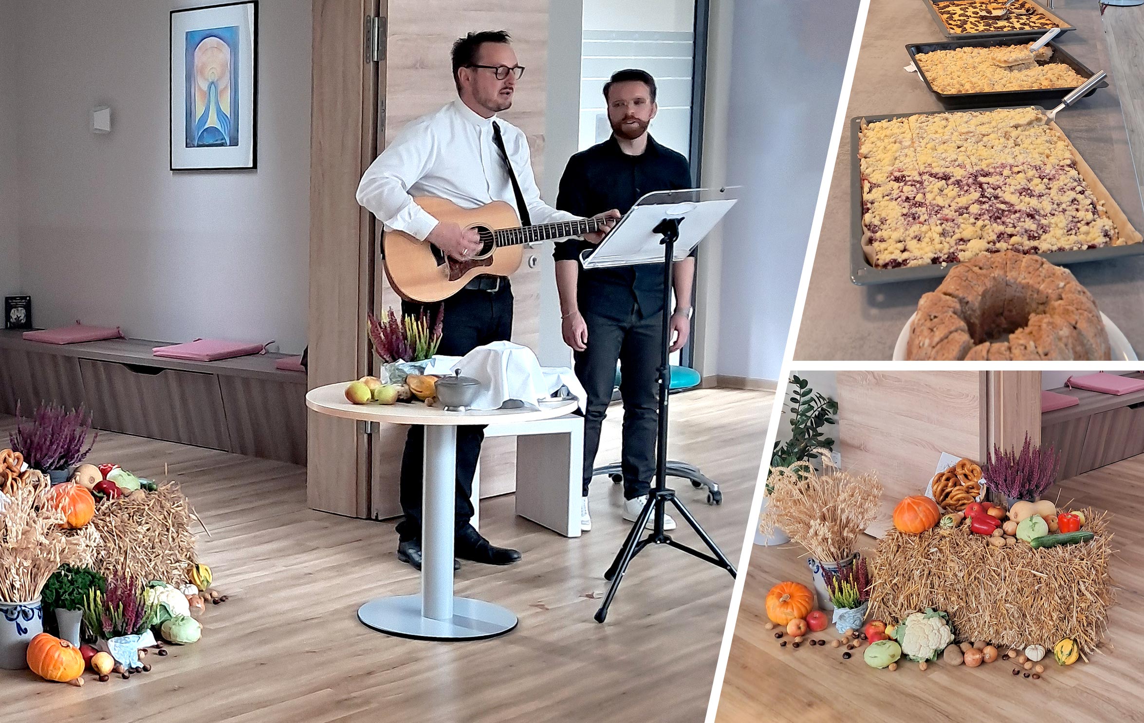 Erntedankfest 2025 im Elisabeth Hospiz – ein Tag voller Farben, Düfte, Begegnungen und Dankbarkeit.